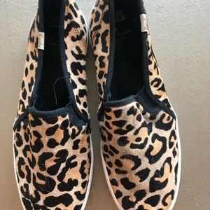 Keds x Kate Spade Calf Hair Slip-Ons